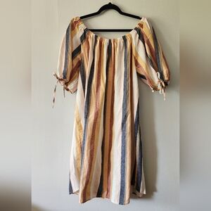 Cotton Off Shoulder Dress